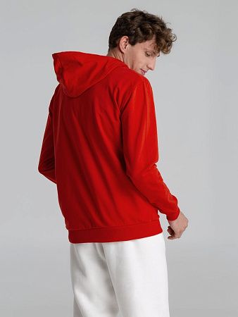Толстовка на молнии с капюшоном Unit Siverga, красная, размер 3XL v2