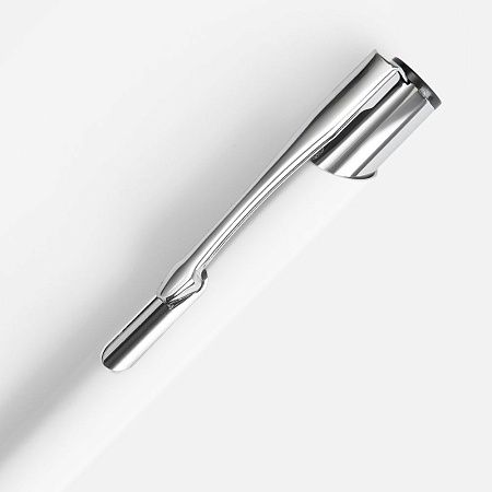 Ручка шариковая Keskus Soft Touch, белая