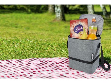 Сумка-холодильник «Tundra» из переработанного PET-пластика на 9 банок