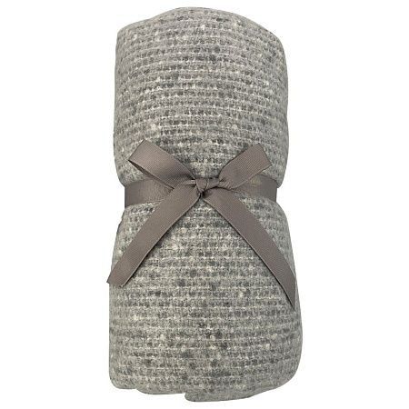 Плед акриловый SUPER SOFT CARE, тёмно-серый