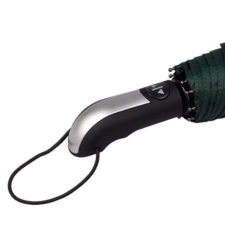 Зонт складной автоматический Forest BERGEN, диаметр 103 см, радиус 23 дюйма, 10 панелей, с UV защитой без подарочной коробки, зеленый