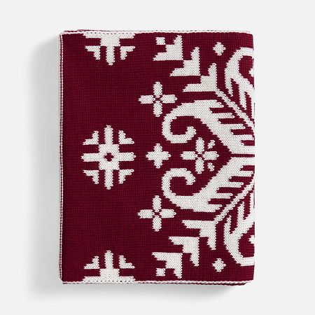 Шарф Wintertude L, красный с белым