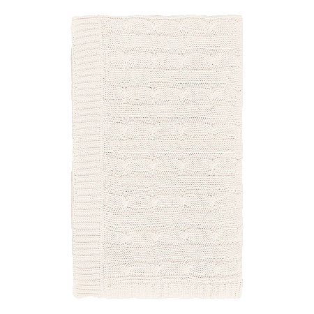 Плед Фадо (Fado) вязаный, бежевый (без подарочной коробки)