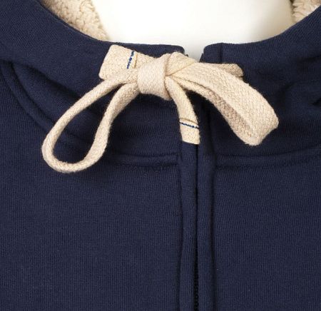 Толстовка унисекс на молнии Sherpa 280, темно-синяя, размер XXS