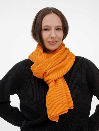 Шарф Nobilis Mono, оранжевый (абрикос)