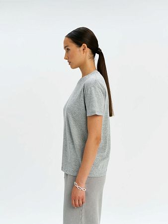 Футболка унисекс Regent 150, серый меланж, размер XXS