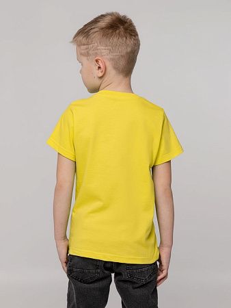 Футболка детская T-Bolka Kids, желтая, размер 10 лет (130-140 см)