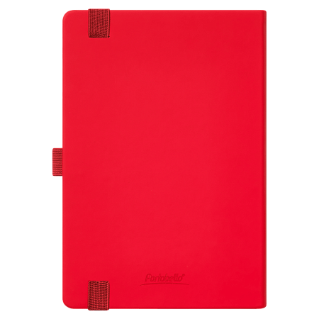 Ежедневник Альфа (Alpha) недатированный, красный/серый