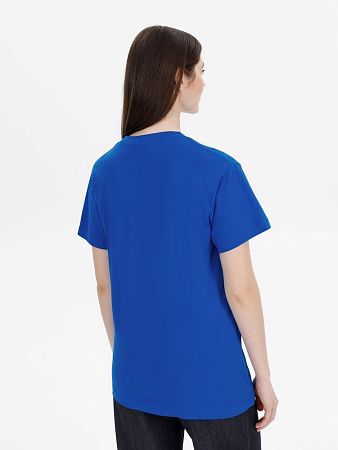 Футболка унисекс T-Bolka 180, синяя, размер M