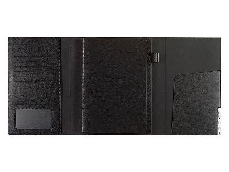 Ежедневник в суперобложке Country Liberty Mocca A5+ в подарочной коробке, черный, недатированный, в твердой обложке