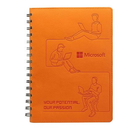 Ежедневник Виста (Vista) недатированный, оранжевый/коричневый