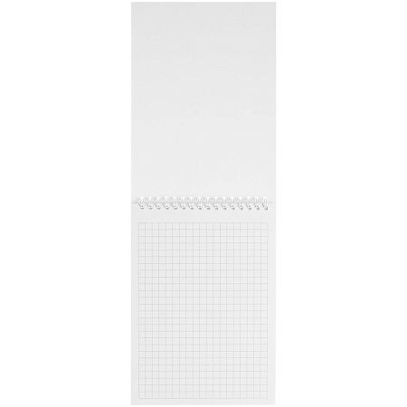 Блокнот Issa в клетку, белый