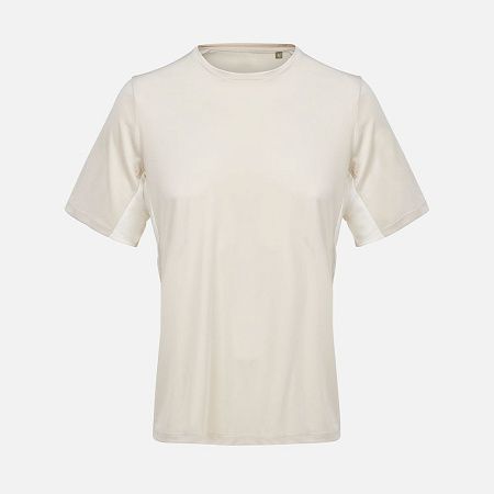 Футболка спортивная унисекс Storm, бежевая (льняная), размер XXL