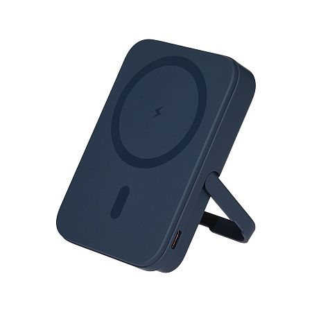 Внешний аккумулятор Юнион PD (Union PD) 10000mAh с функцией беспроводной зарядки 15W, синий