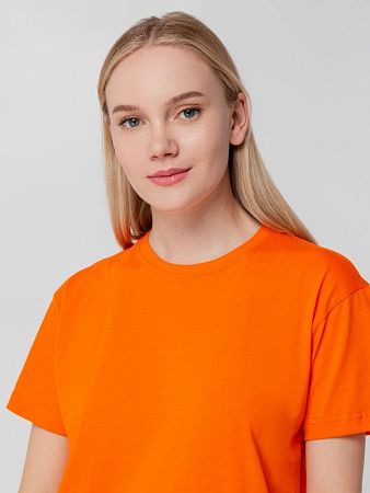 Футболка унисекс T-bolka 140, оранжевая, размер 4XL