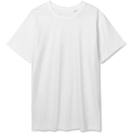 Футболка унисекс T-Bolka 180, белая, размер XXL