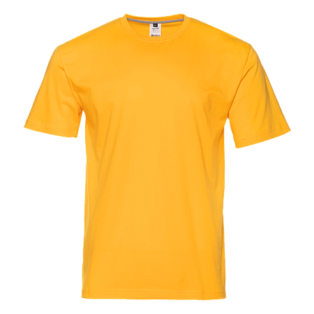 Футболка унисекс без бокового шва STAN хлопок 160, 02, Жёлтый,  (12/1)  (46/S)