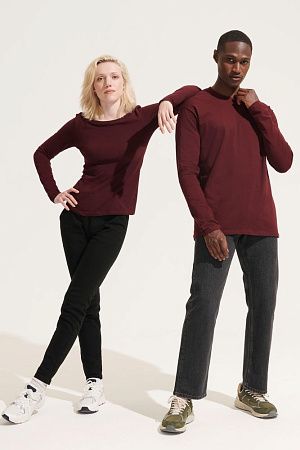 Футболка с длинным рукавом Monarch 150, красная, размер S