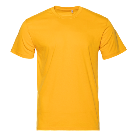 Футболка унисекс STAN, хлопок 150, 51, Жёлтый,  (12/1)  (52/XL)