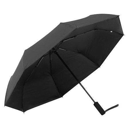 Зонт складной автоматический Forest Nautilus Bicolour диаметр 117 см, черный/черный, в подарочной коробке  