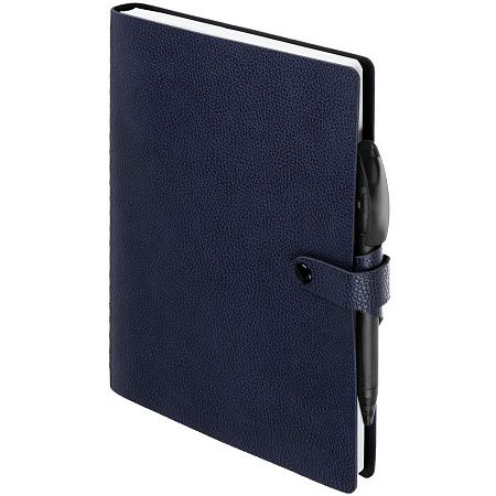 Ежедневник Strep Front на заказ, недатированный, темно-синий
