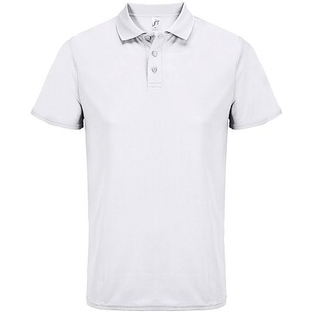 Рубашка поло унисекс Pitcher, белая, размер XS