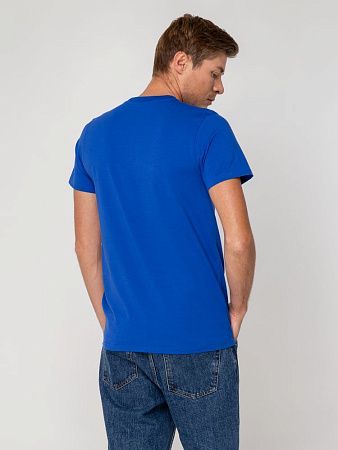 Футболка мужская T-bolka Stretch, ярко-синяя, размер S