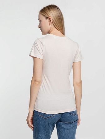 Футболка женская T-bolka Lady, молочно-белая, размер XL