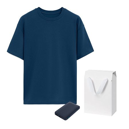 Набор с одеждой Раст (RUST) (футболка, аккумулятор), синий, XS/S