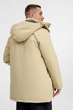 Куртка-парка унисекс Sfera, бежевая, размер XXL