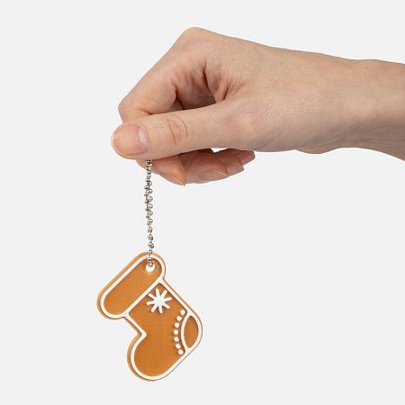 Мини-подвеска «Пряник», 3D-печать на заказ, носочек