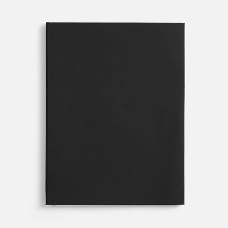 Ежедневник Flat Maxi, недатированный, черный