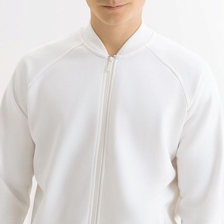 Толстовка на молнии, унисекс Торрес (Torres) белая