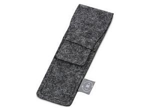 Футляр для ручек из RPET-фетра «Felt», цвет: серый