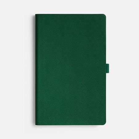 Ежедневник Lungo, недатированный, зеленый