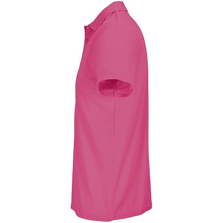 Рубашка поло унисекс Pitcher, розовая (ribbon pink), размер L