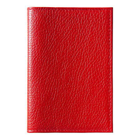 Обложка для автодокументов Leather Sky Flotter Sun из натуральной кожи, красная