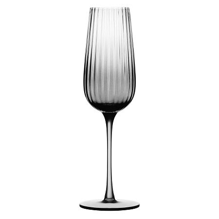 Бокал для шампанского Мансера (Mancera), градиент серый