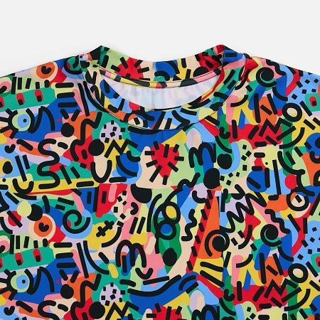 Футболка из бифлекса Morfiss с полной запечаткой на заказ, размер XS/S