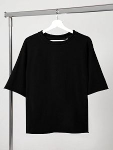 Футболка оверсайз Vozduh 2.0, синяя под нанесение