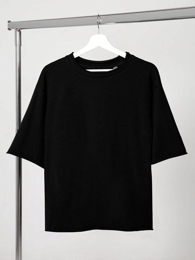 Футболка оверсайз Vozduh 2.0, синяя под нанесение