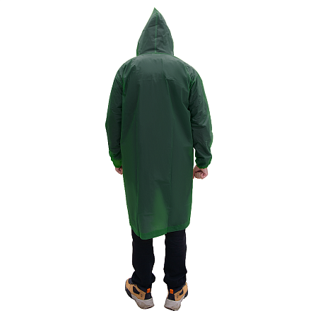 Дождевик RainForest, унисекс, материал EVA, размер XL-XXL, темно-зеленый