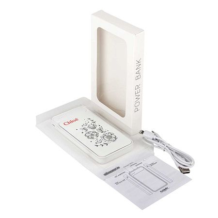 Внешний аккумулятор с подсветкой Старлайт Плюс PB (Starlight Plus PB) 10000 mAh, зеленый