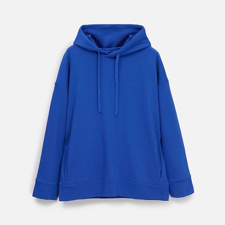 Худи унисекс H2, синее, размер XS/S