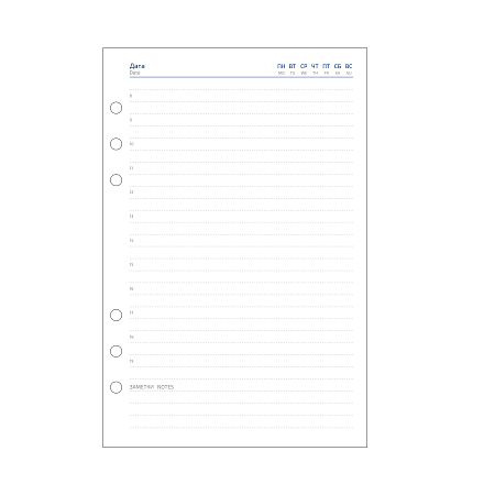 Блок для суперобложки на кольцах Country Diplomat Rich А5+