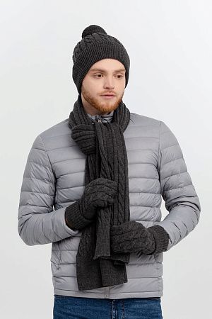 Набор Heat Trick, черный меланж, размер M