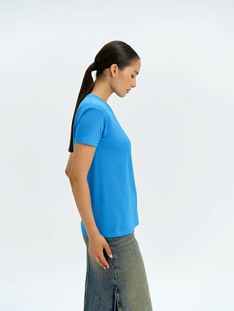 Футболка унисекс Regent 150, ярко-бирюзовая, размер 3XL