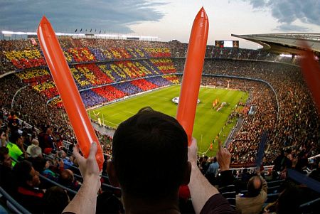 Палки-стучалки STICK   "Оле-Оле", полиэтилен, 60 *10 см, зелёный