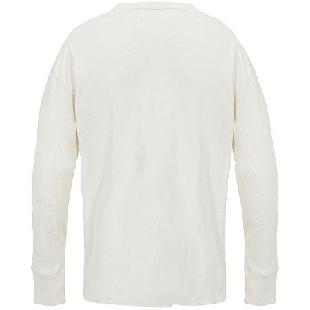 Футболка с длинным рукавом Thermal T, бежевая (неокрашенная), размер S