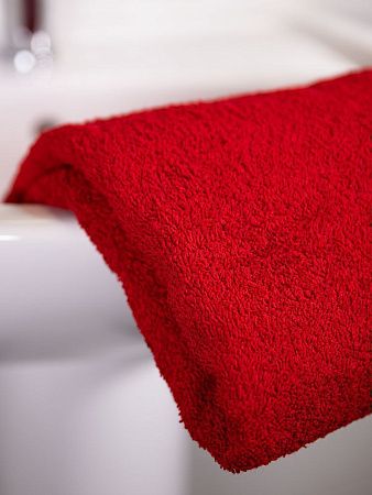 Полотенце Odelle, большое, красное
